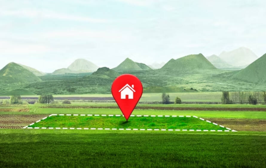 buying a plot at the right location