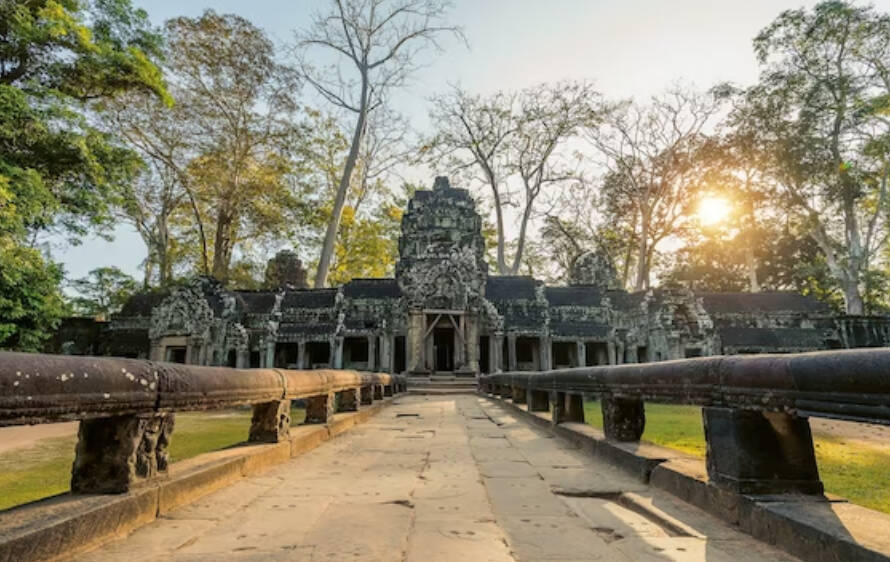 beautiful and historic temple