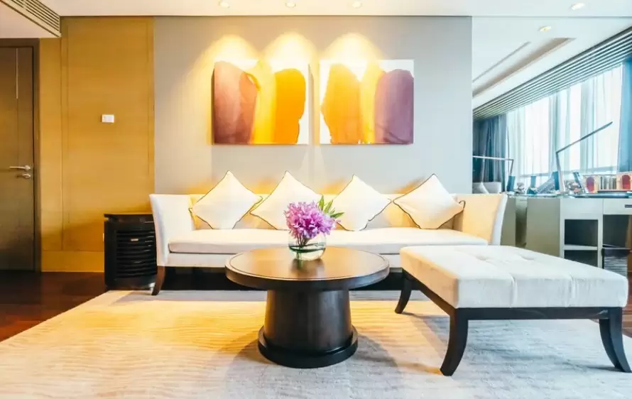 Design of a Living Room in a House