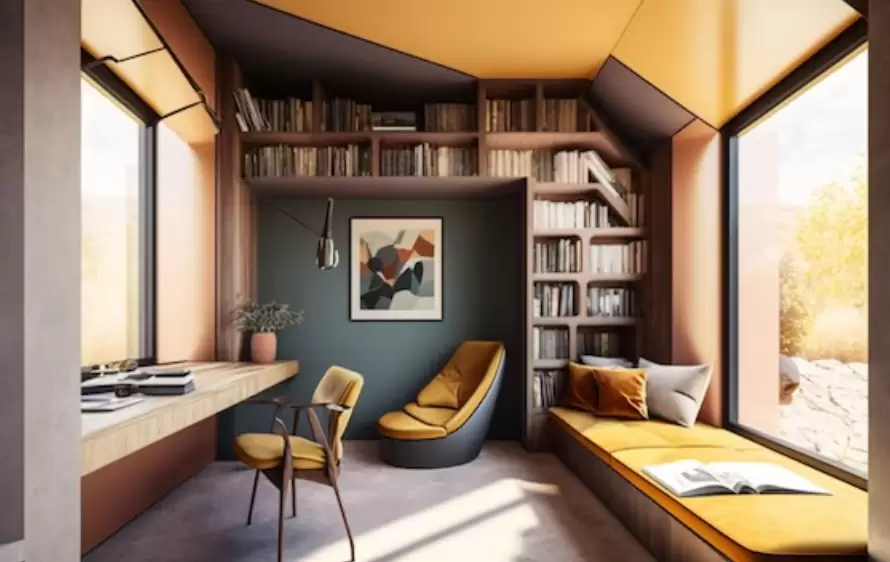 Design Of A Study Room In A House