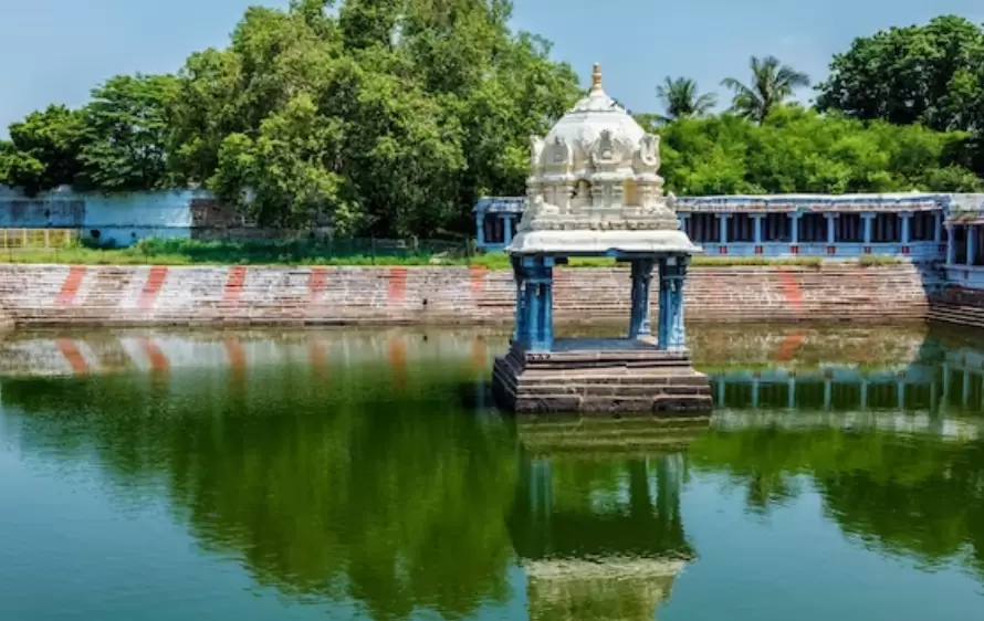 Mahamaham tank is a large temple